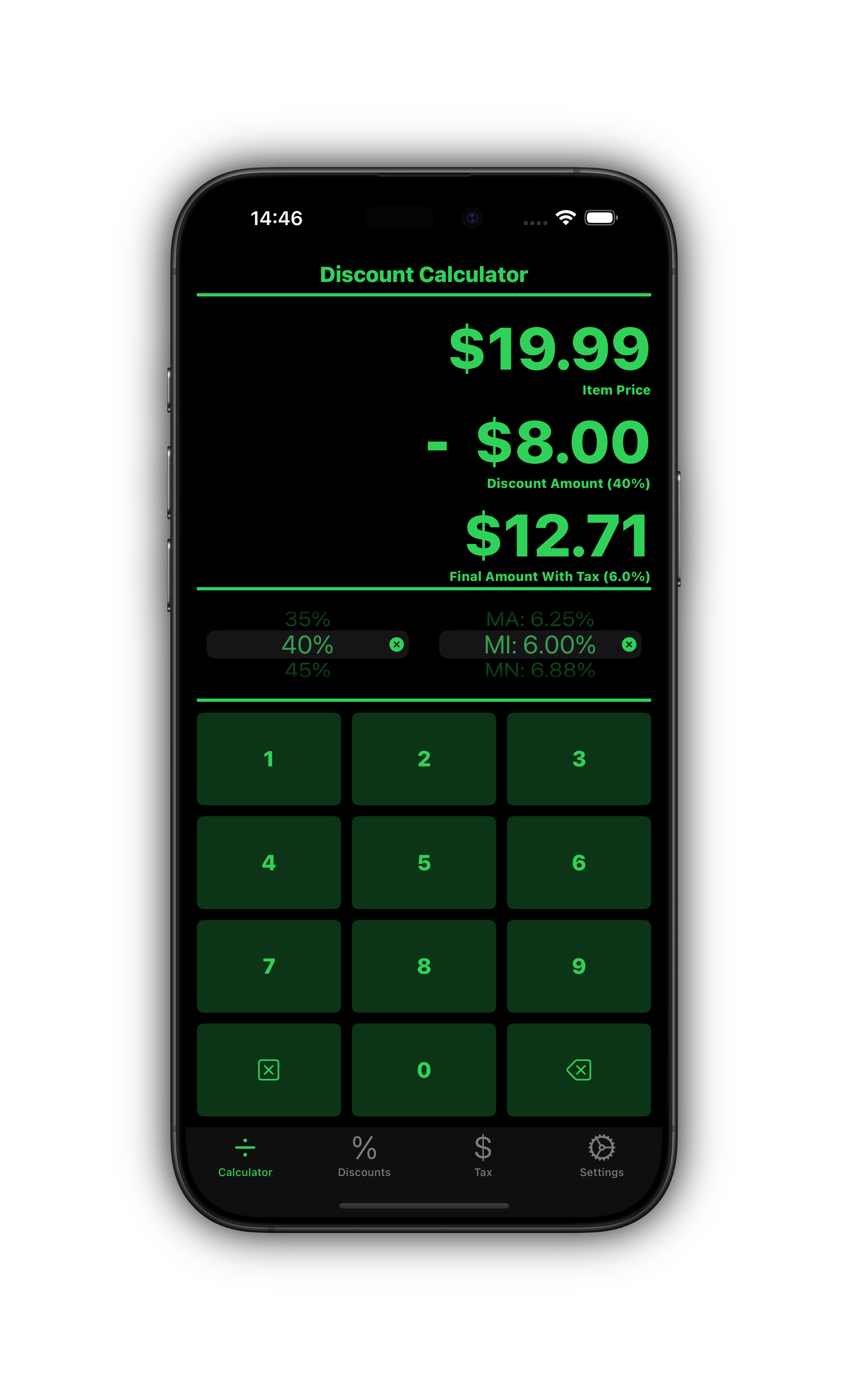 Discount Calculator App