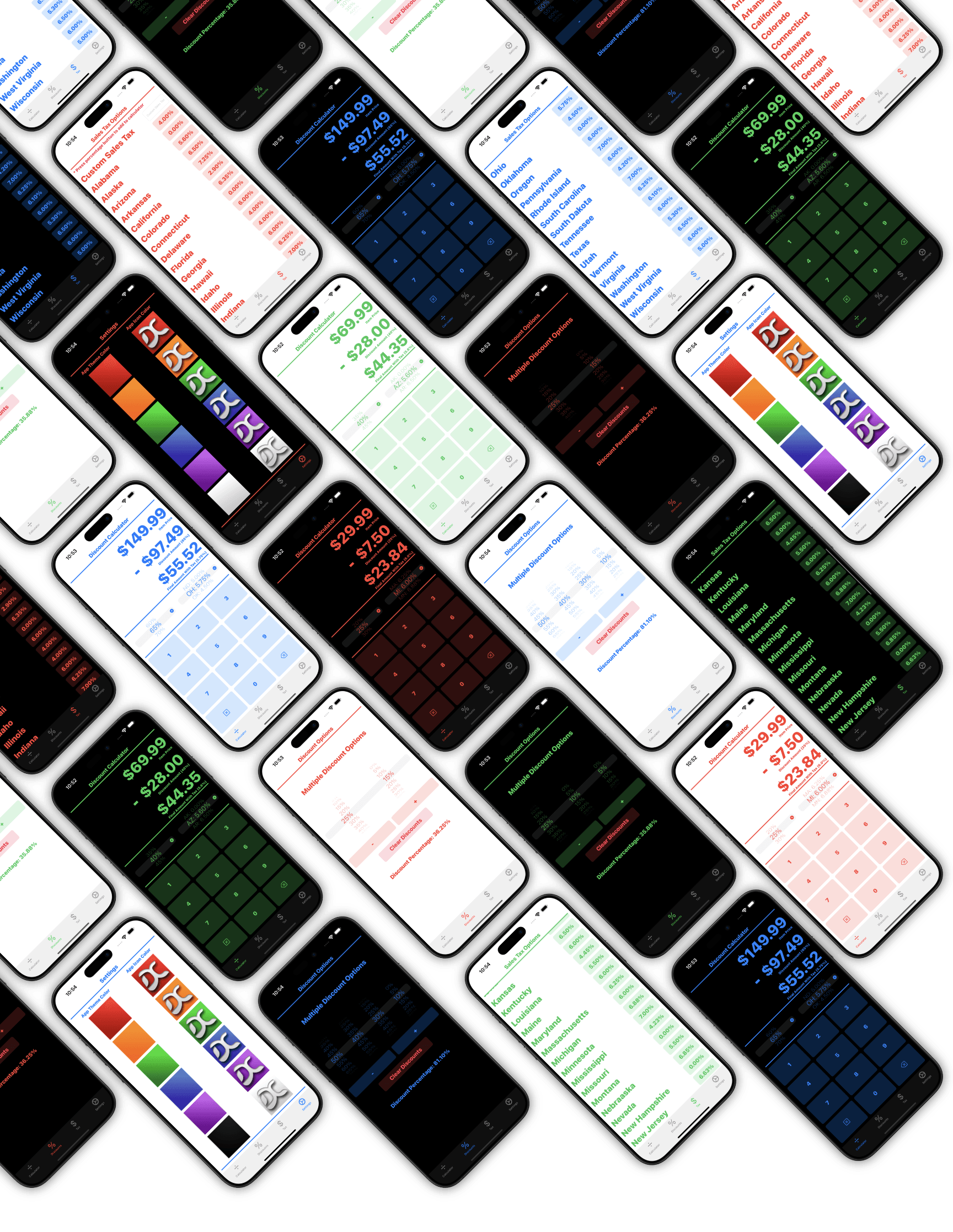 Discount Calculator app screen